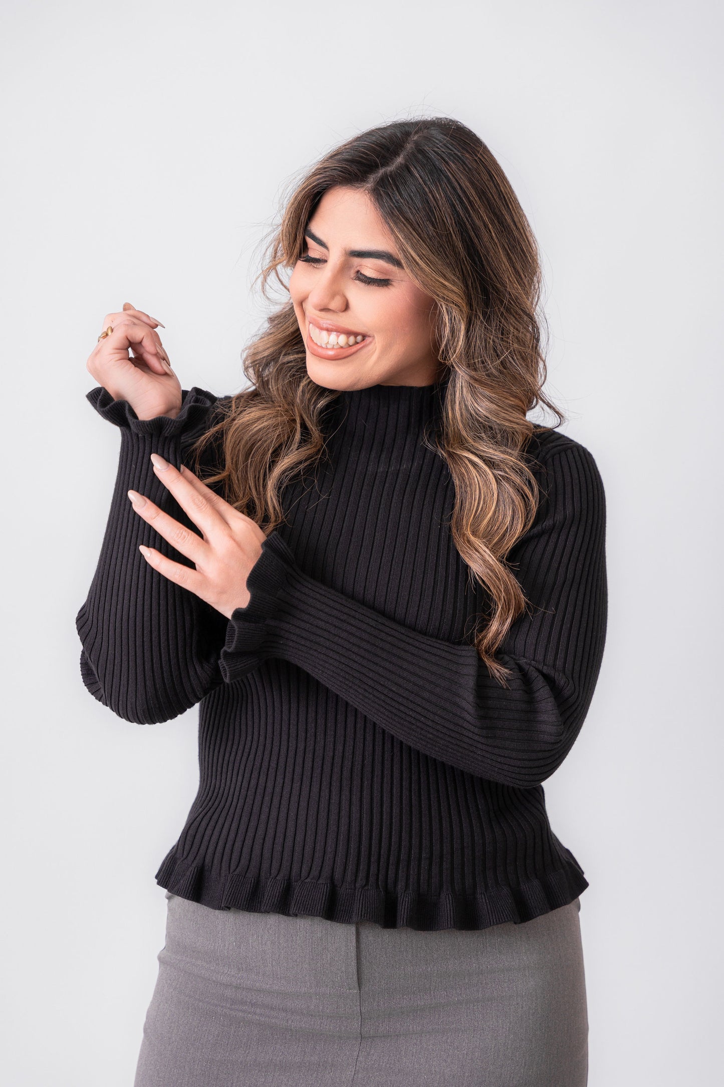 High Neck Blouse 1