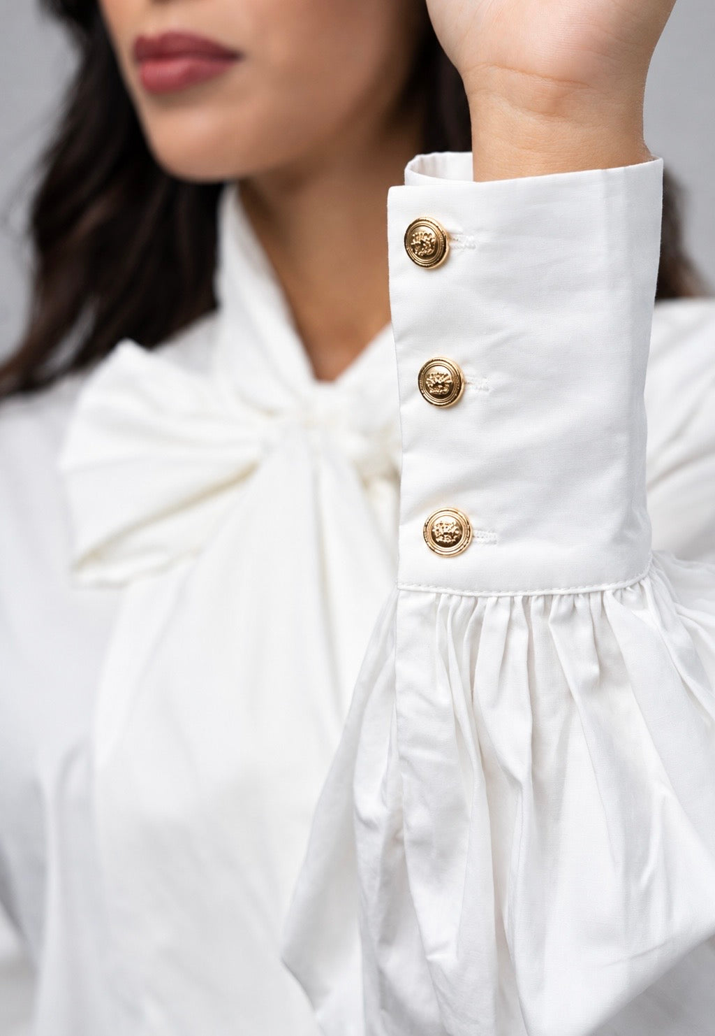 Covenant Front-Tie Blouse - Blanca 2