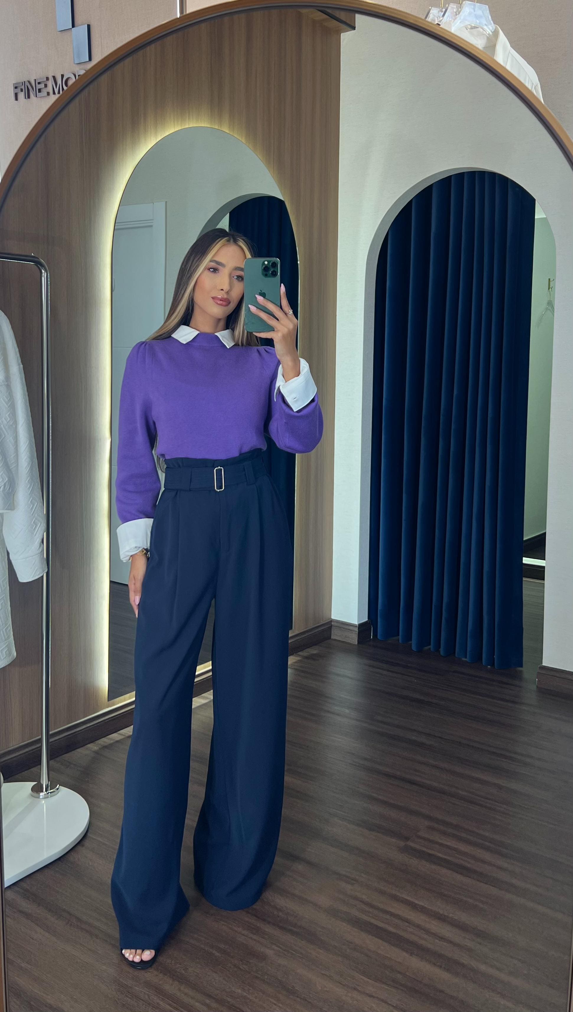 Cozy Sweater Lavender Fine Modesty