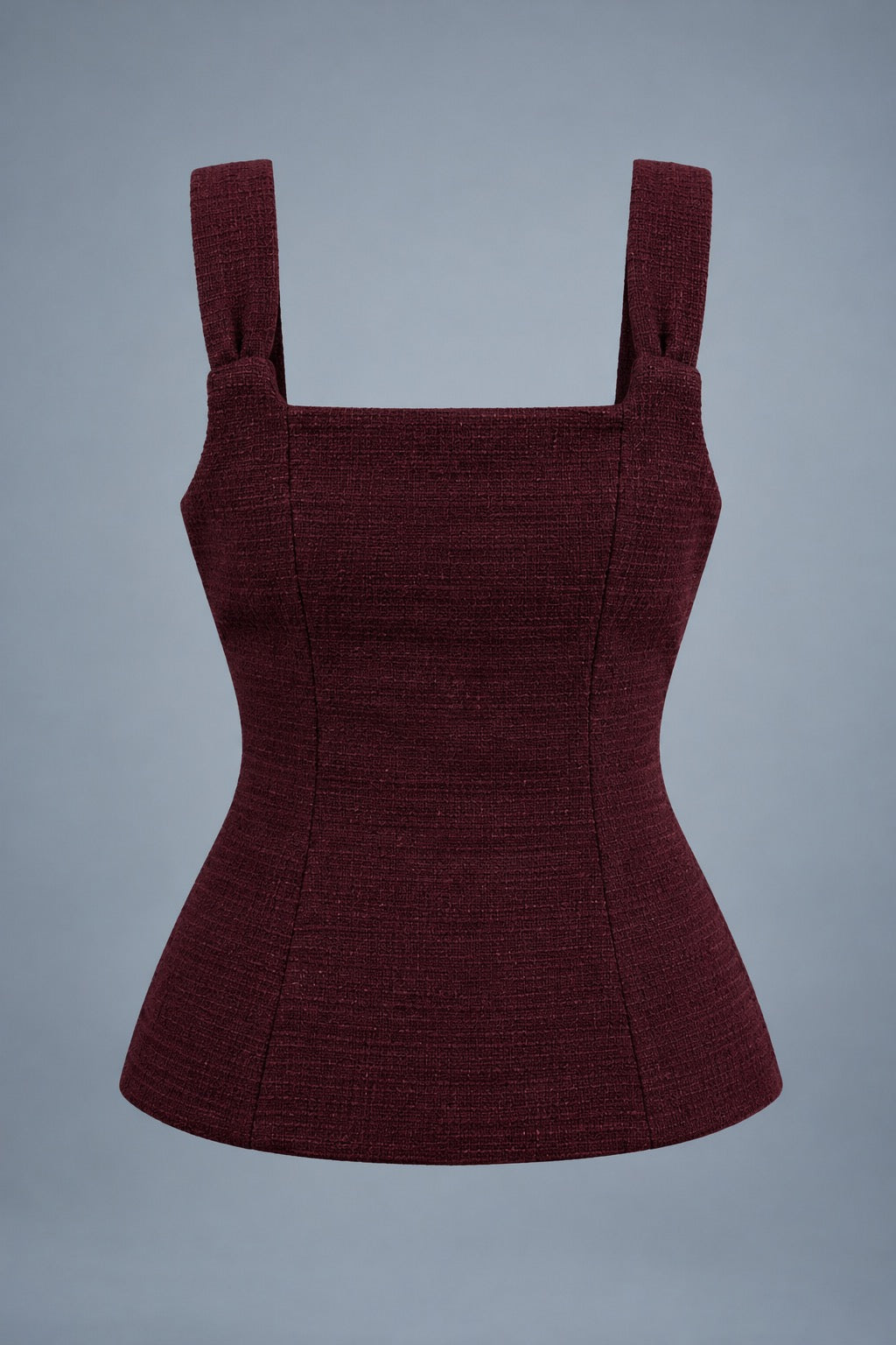 Crowned Tweed Corset Top 1