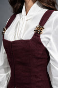Crowned Tweed Corset Top 3