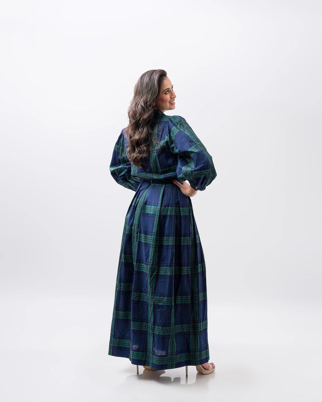 Maxi skirt plaid Fine Modesty  Fine Modesty