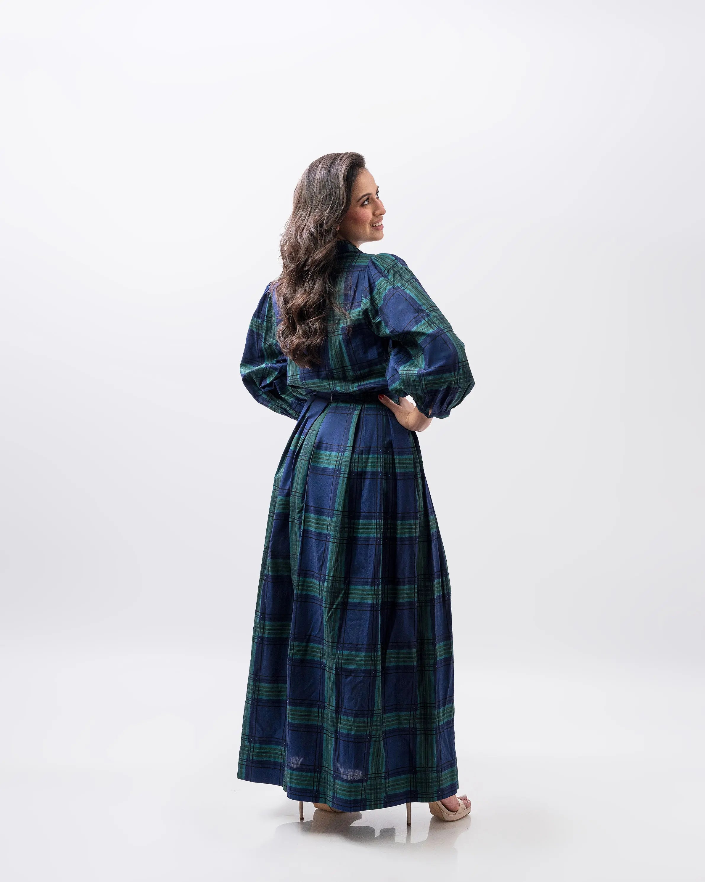 Maxi skirt plaid Fine Modesty  Fine Modesty