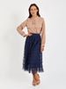 Navy Tiered Tulle Skirt