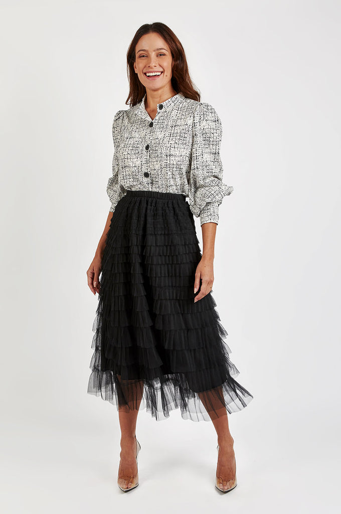 Tiered Ruffle Skirt