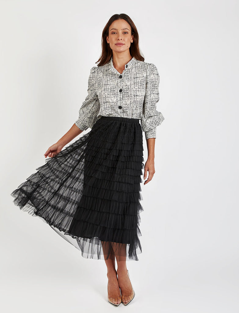 Tiered Ruffle Skirt