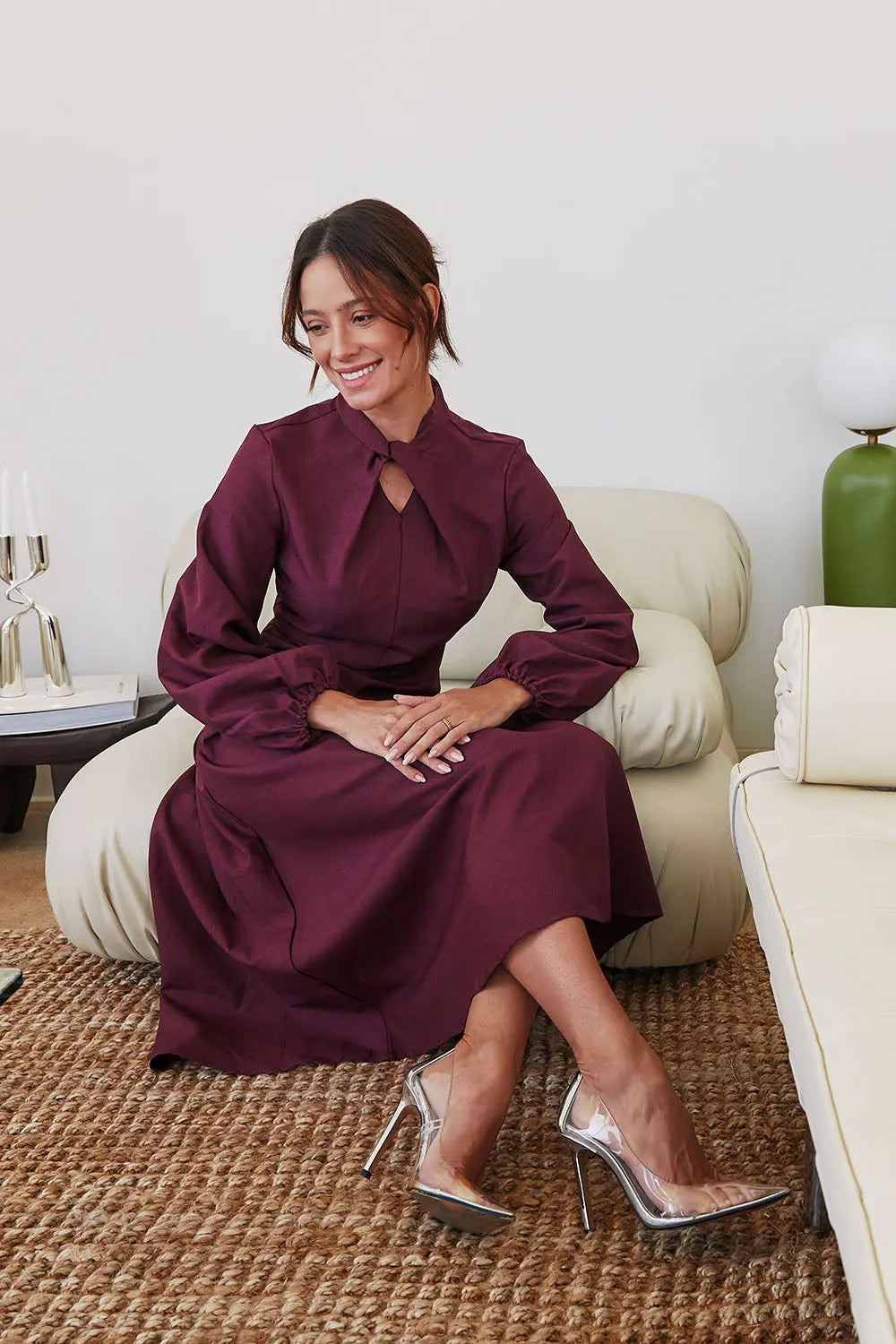 Keyhole Midi Dress Fine Modesty  Fine Modesty