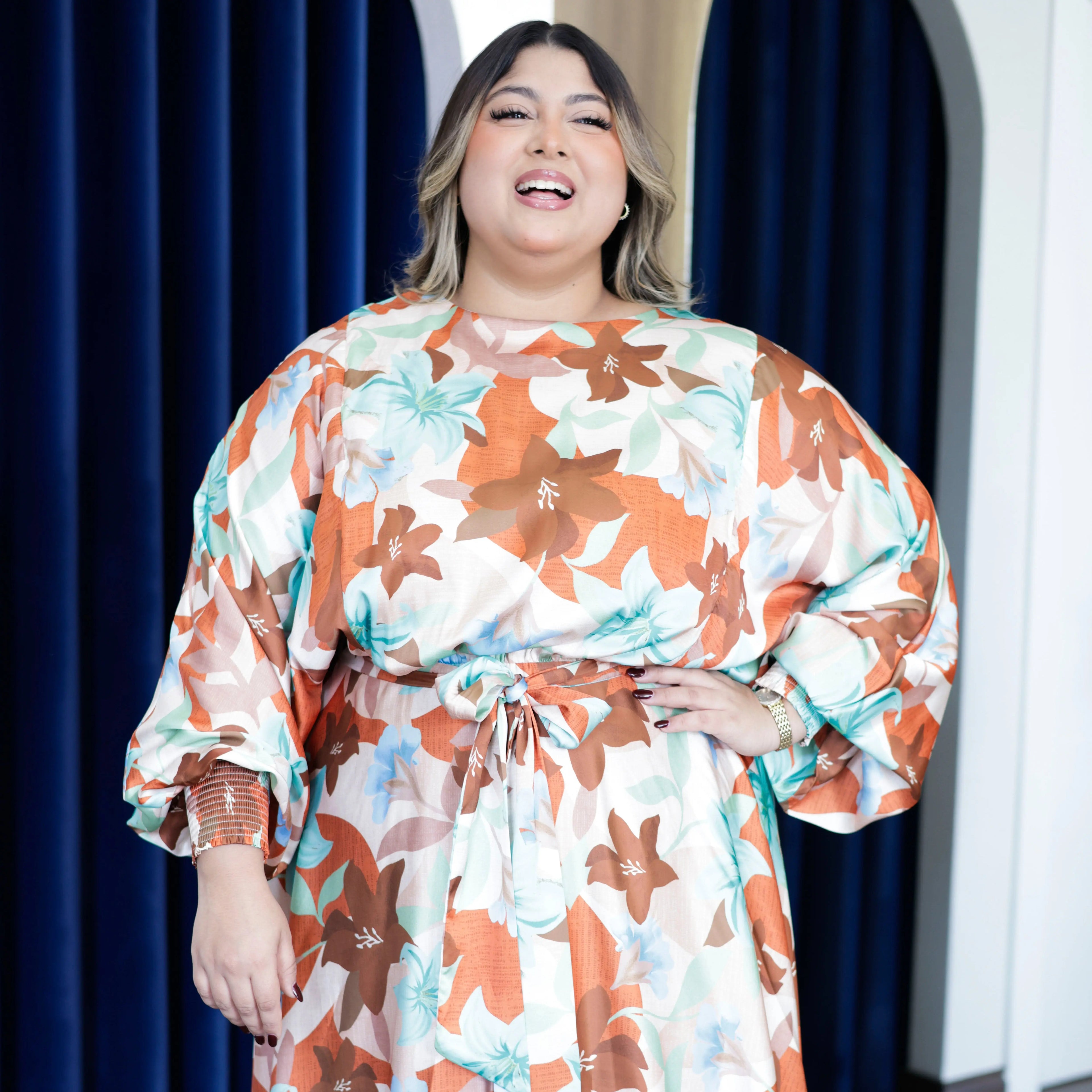 Floral Bloom Midi Dress 2