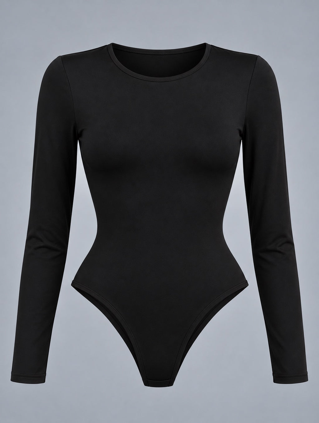 Foundation Crewneck Bodysuit - Negro 1