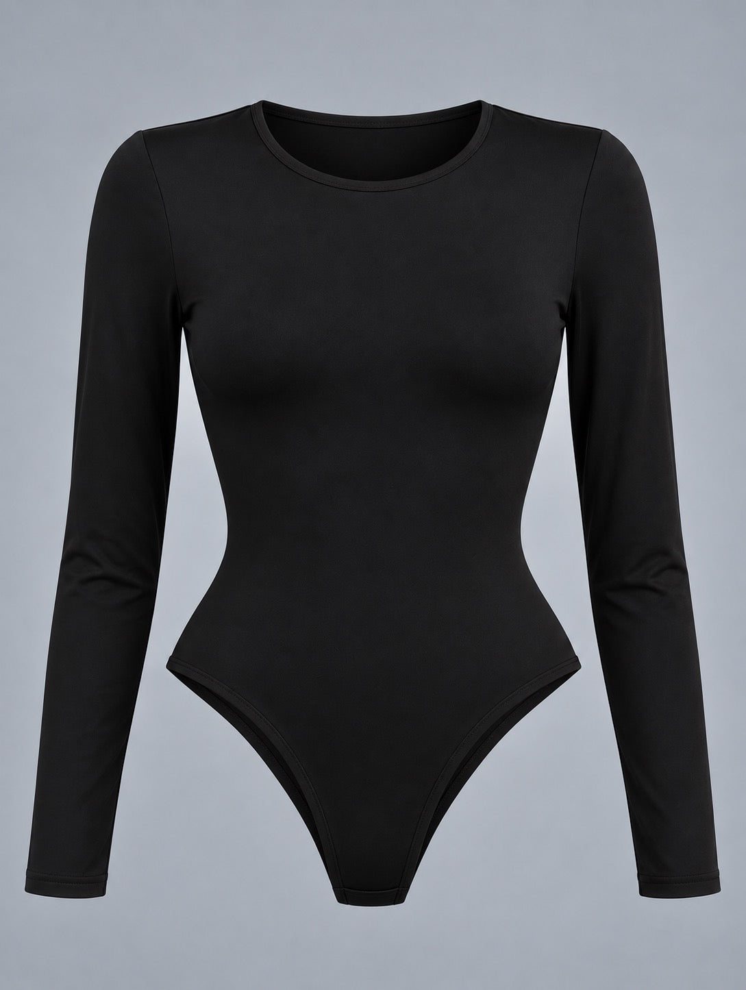 Foundation Crewneck Bodysuit - Negro 1