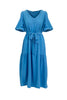 Tiered Dress S Blue