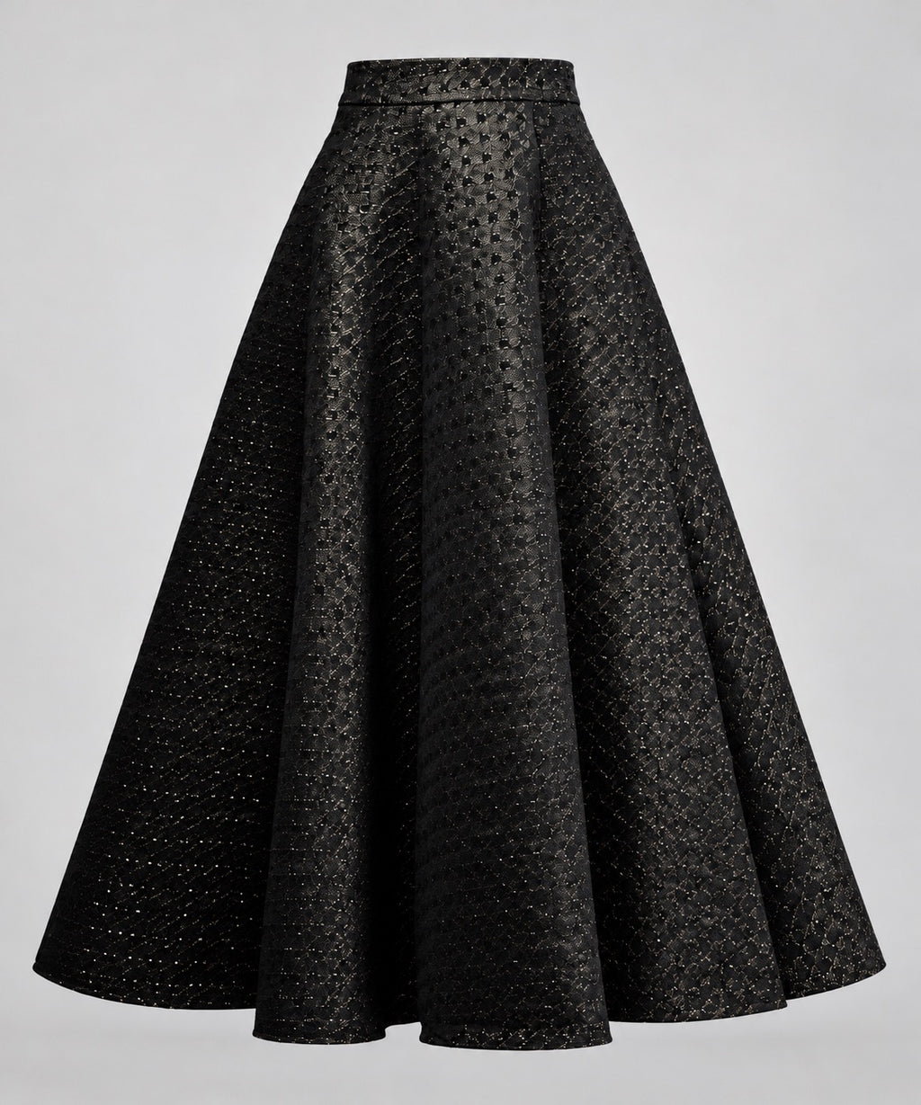 Glory Metallic Circle Skirt 1