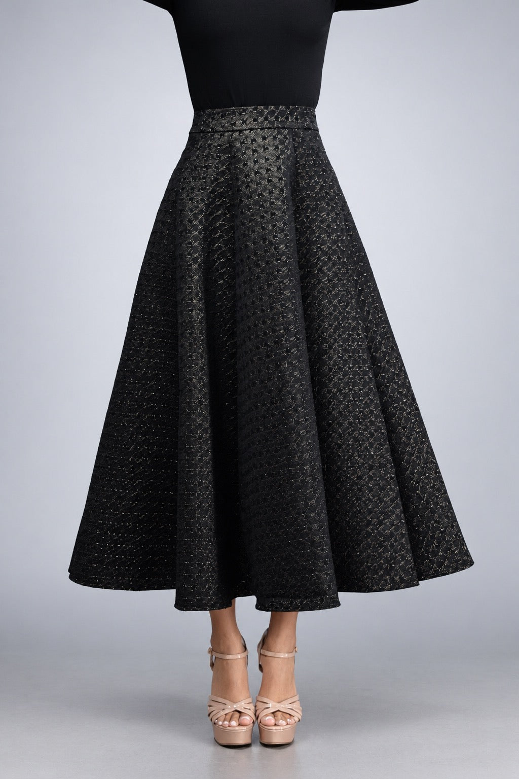 Glory Metallic Circle Skirt 3