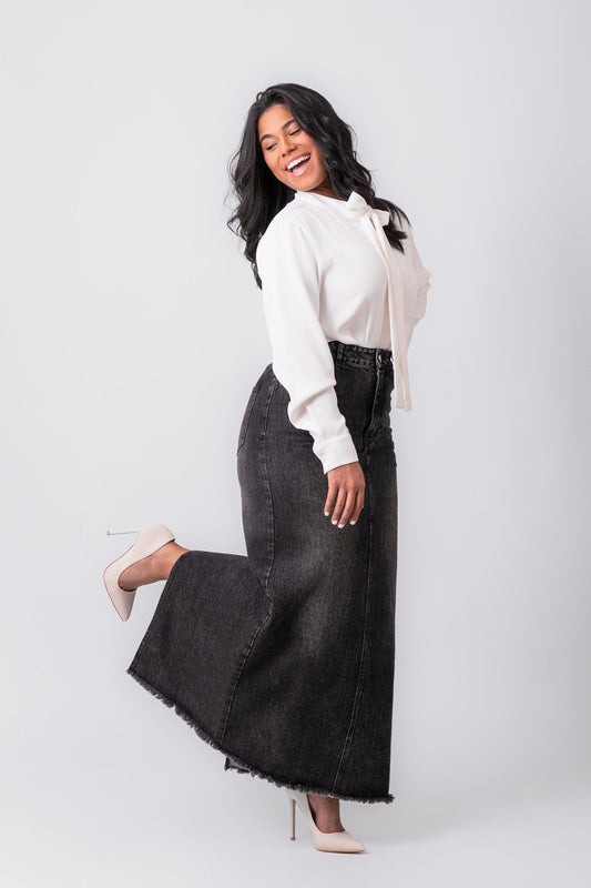 Graceful Tie Neck Shirt 3