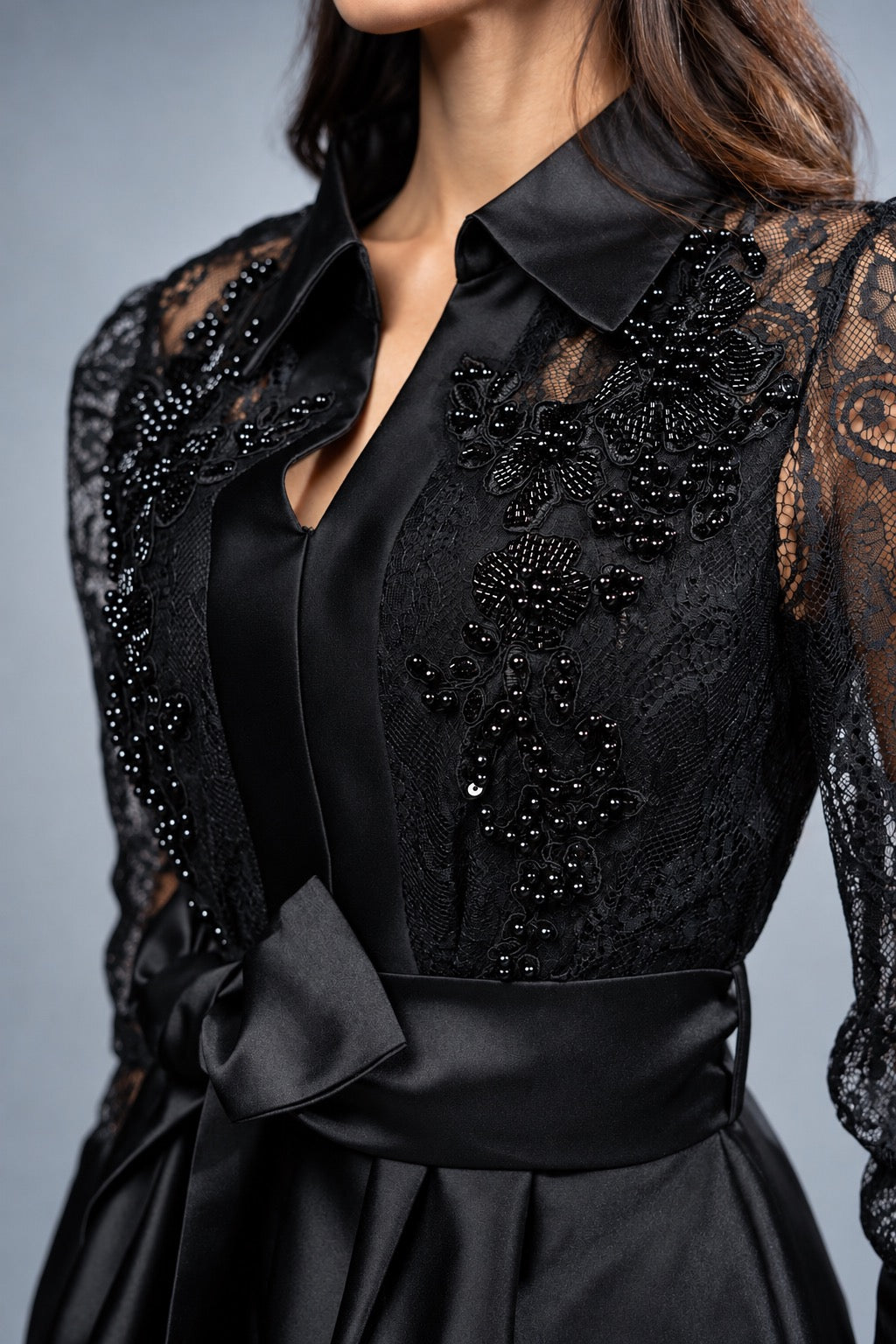 Midnight Grace Lace Dress 1