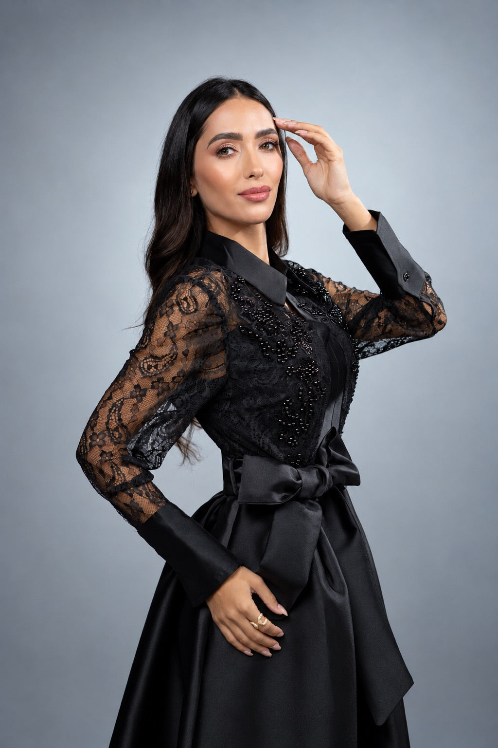 Midnight Grace Lace Dress 4