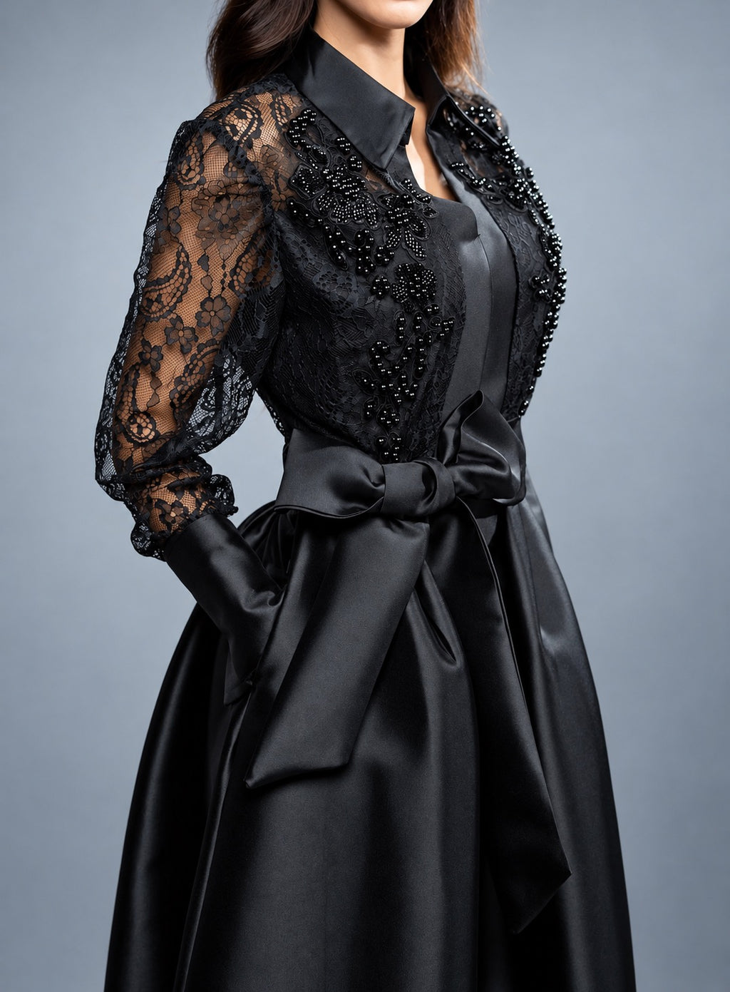 Midnight Grace Lace Dress 5