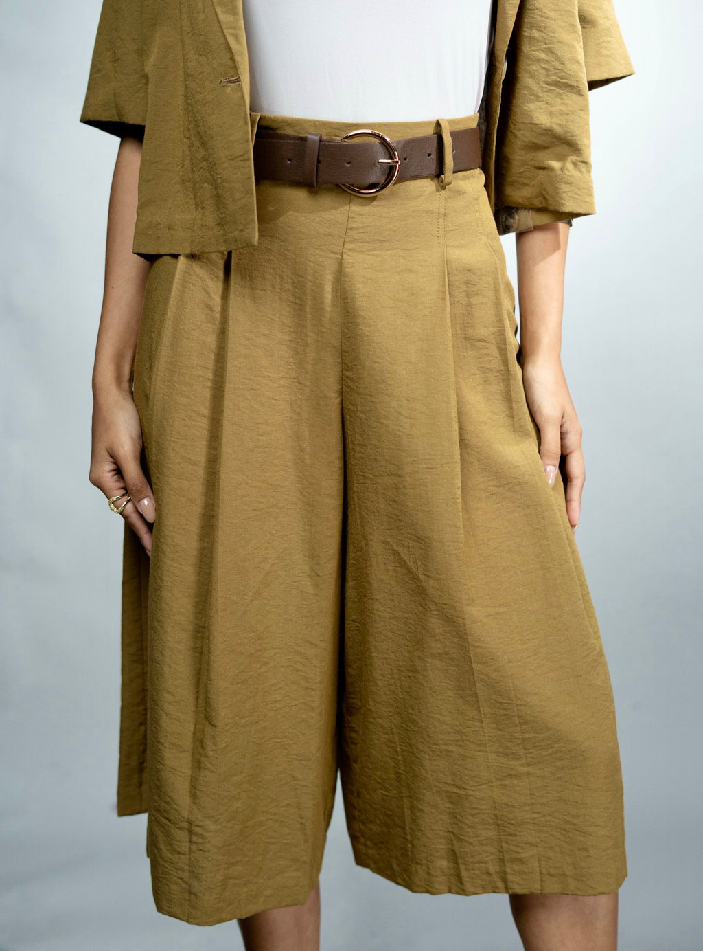 Peace Pleated Blazer Set 3