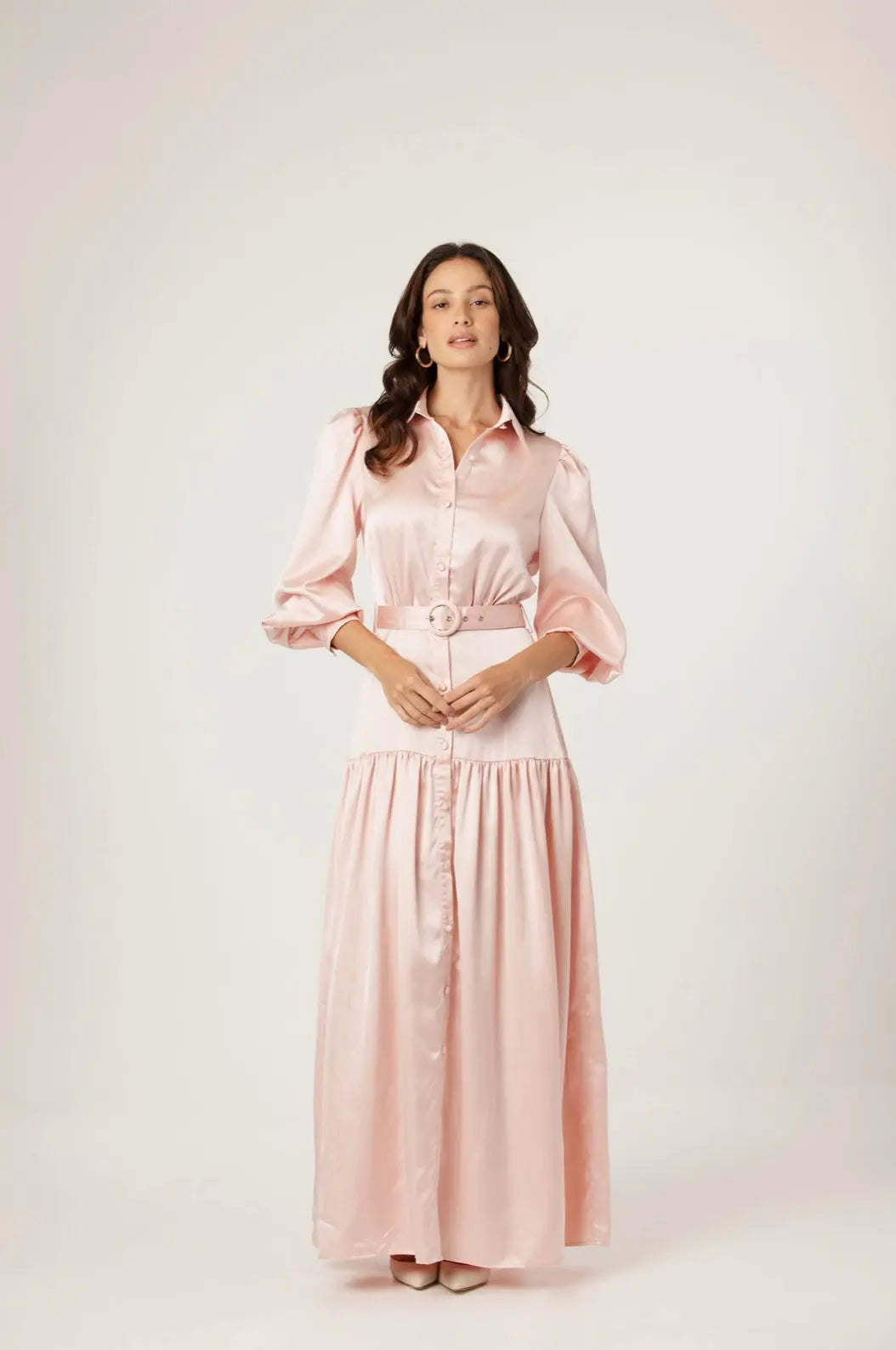 Metallic Lurex Maxi Dress