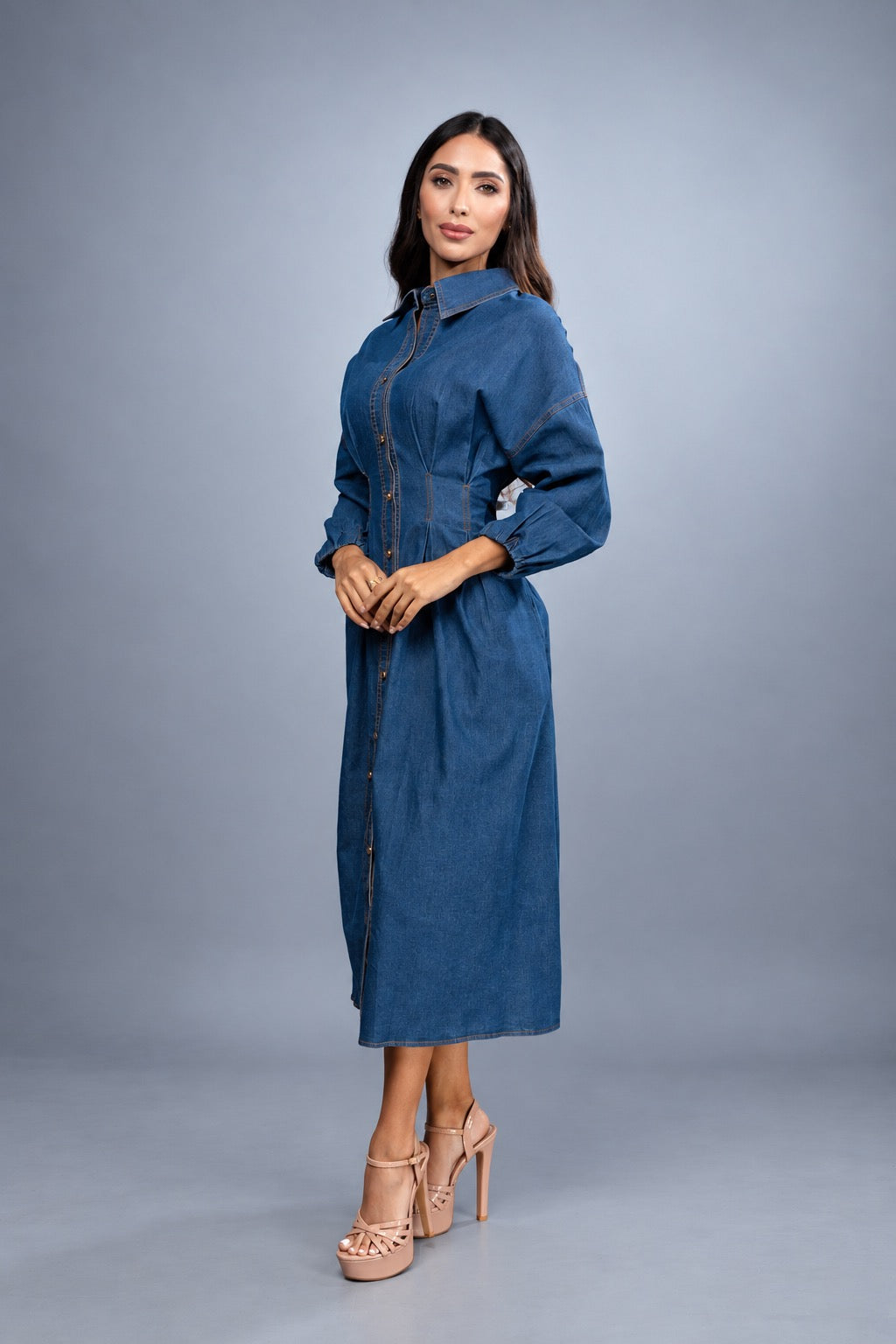 Renewed Denim Shirt Dress 1