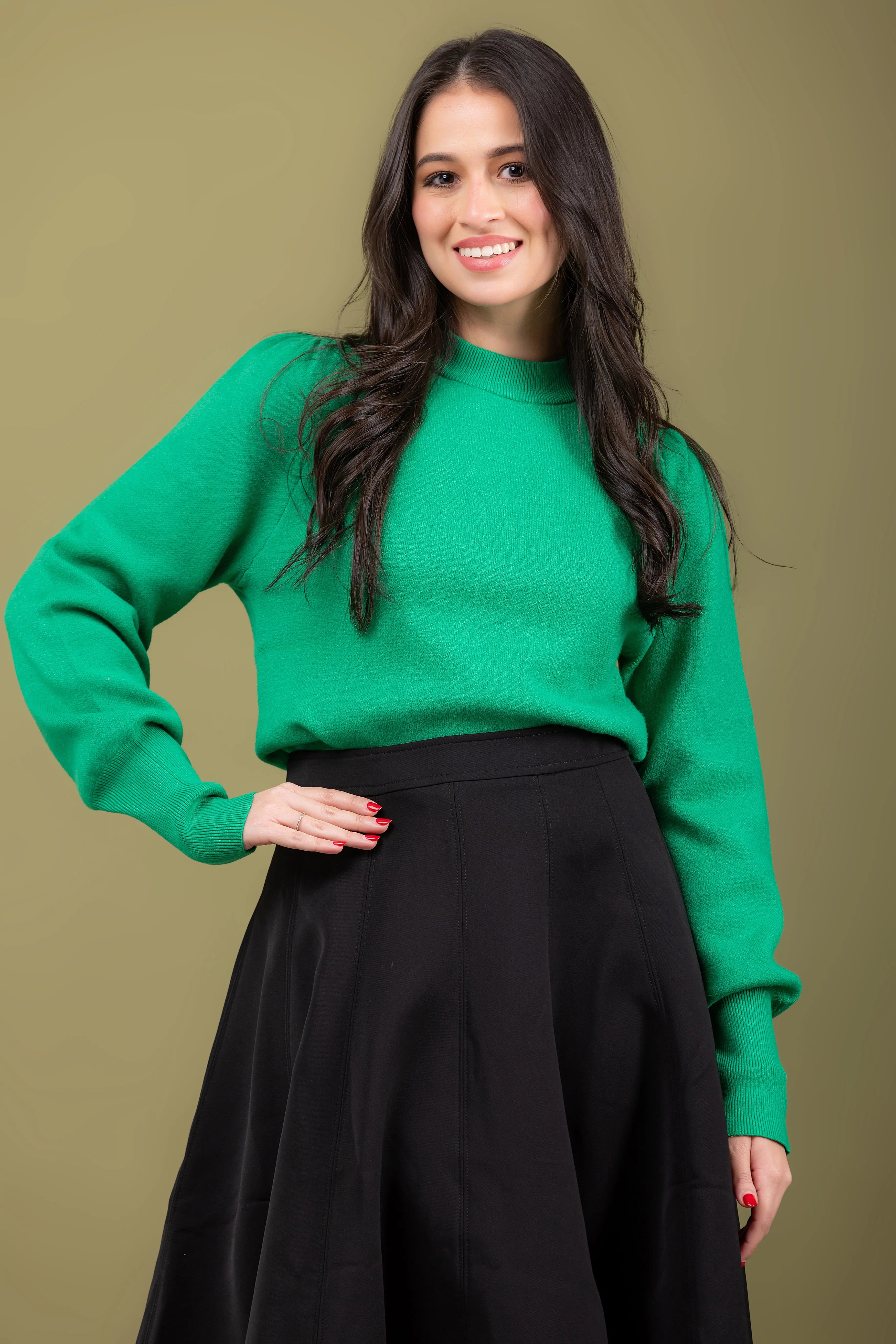 Skirt with back zipper Fine Modesty  Fine Modesty