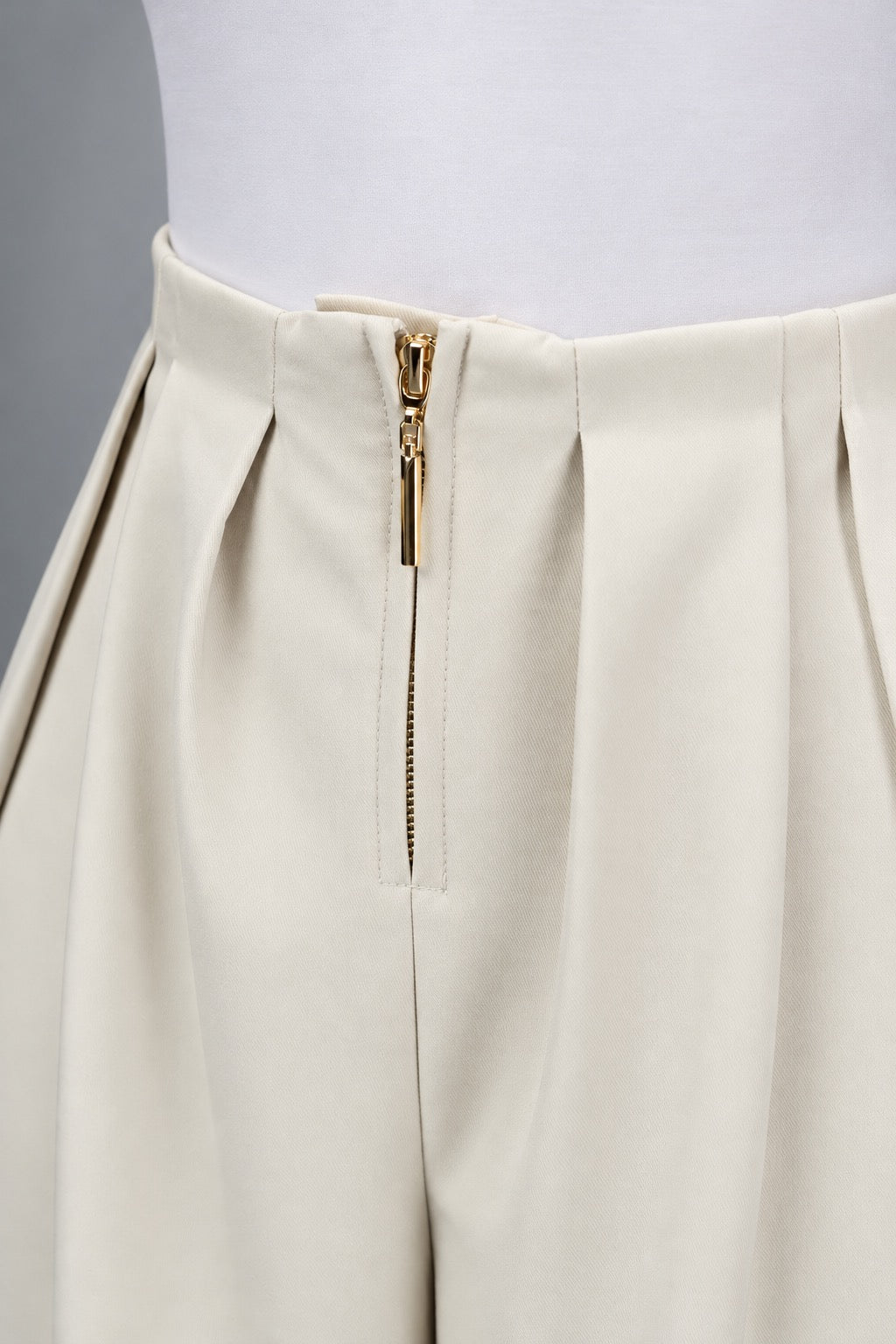 Serene Draped Wide-Leg Pants - Natural 2