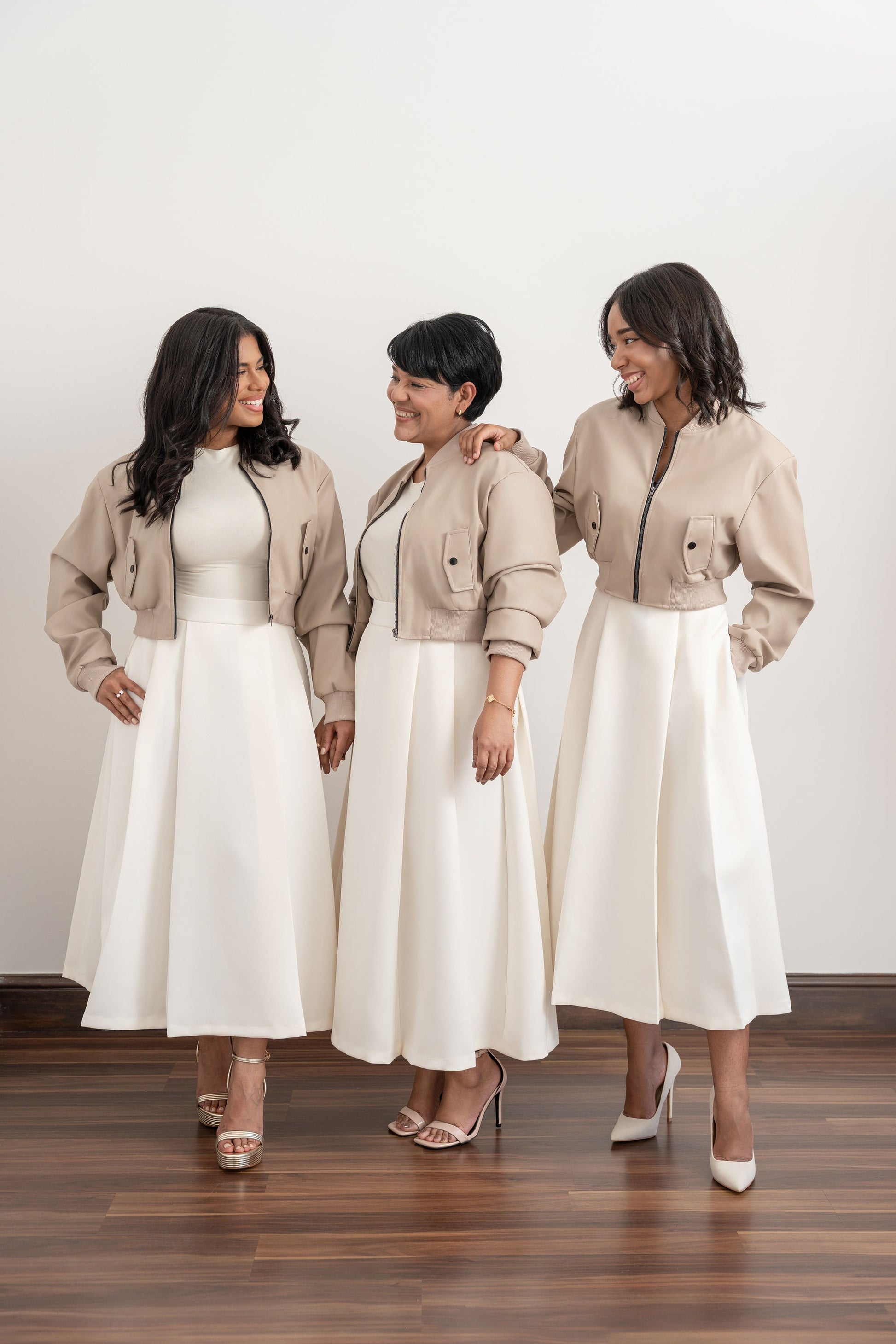 StructuredMidiSkirtWithPleatsGroup4
