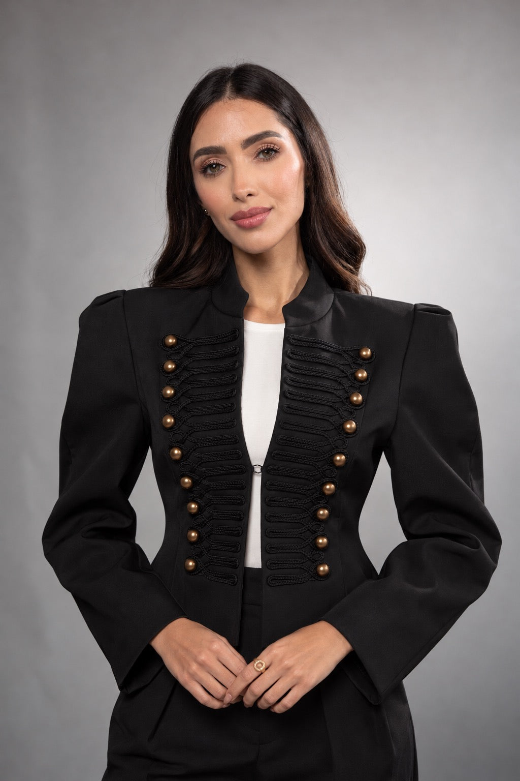 Structured Honor Blazer - Negro 1