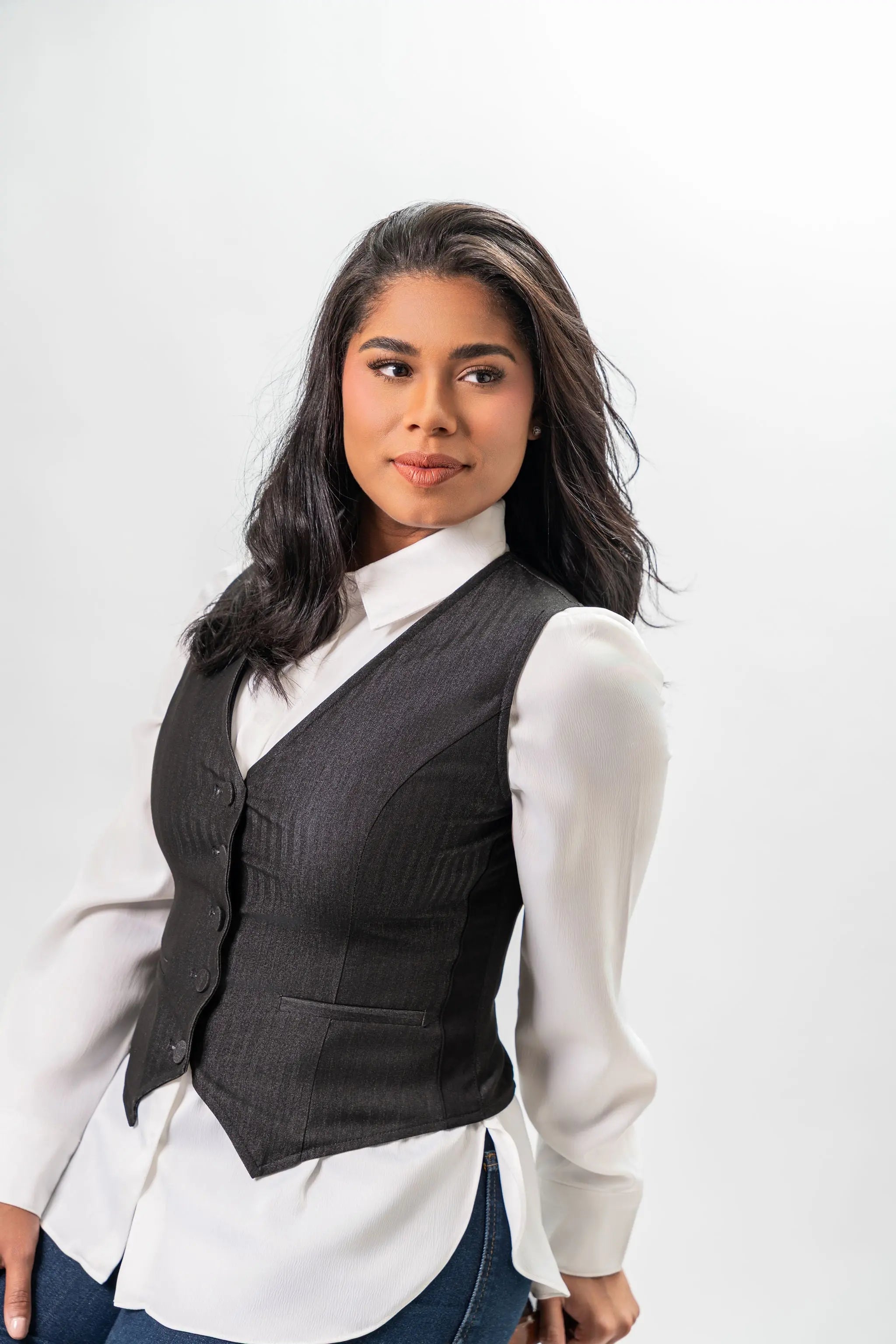 TAILORED BLACK VEST 2