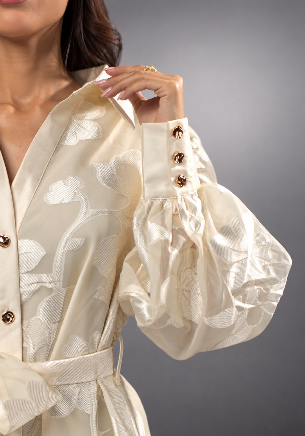 Treasure Jacquard Shirt Dress 1