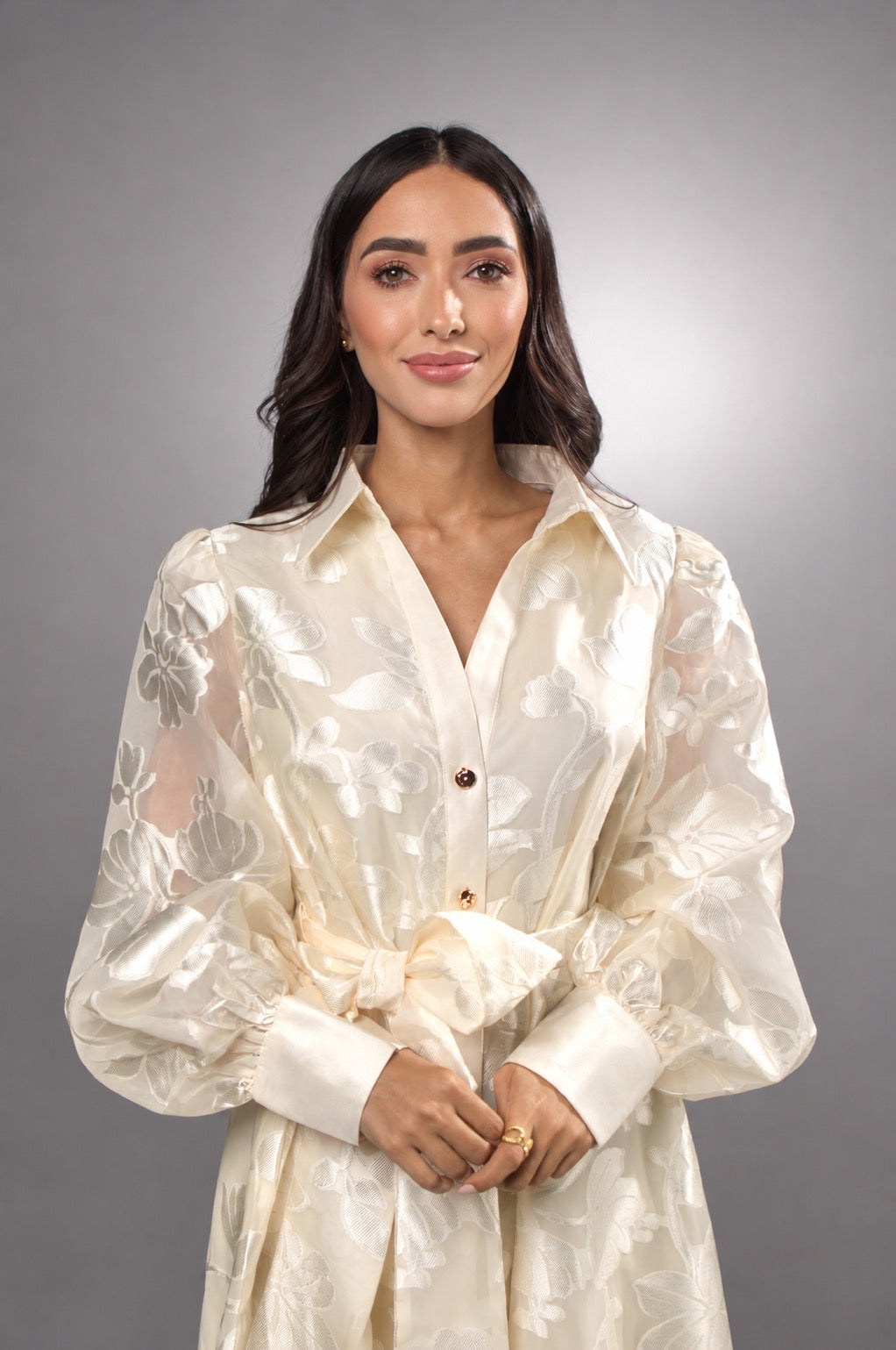 Treasure Jacquard Shirt Dress 4