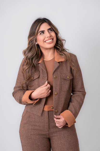 Tweed Statement Jacket Pants 1