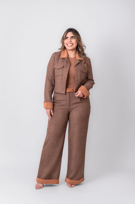 Tweed Statement Jacket Pants 4