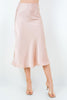 Skirt satin Blush