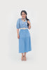 Tiered Dress S Blue